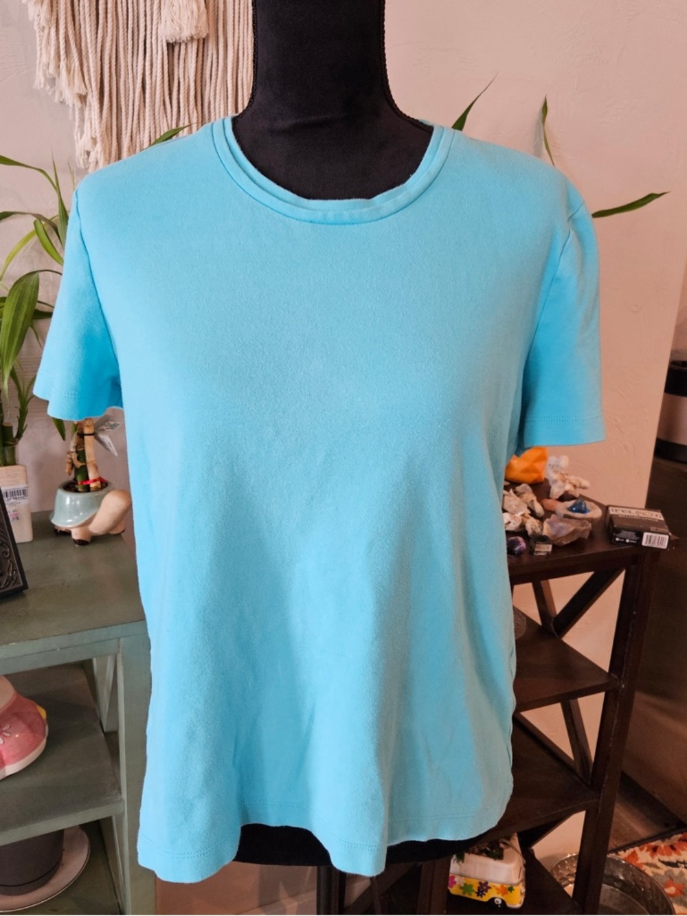 Westbound Men's Short Sleeve Crew Neck Tee in Light Blue